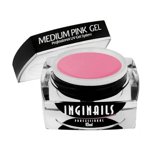 Gel Medium Pink 10ml - Gel UV o fază Inginails Professional 