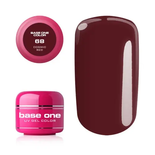 Gel UV Silcare Base One Color - Cosmic Red 68, 5g