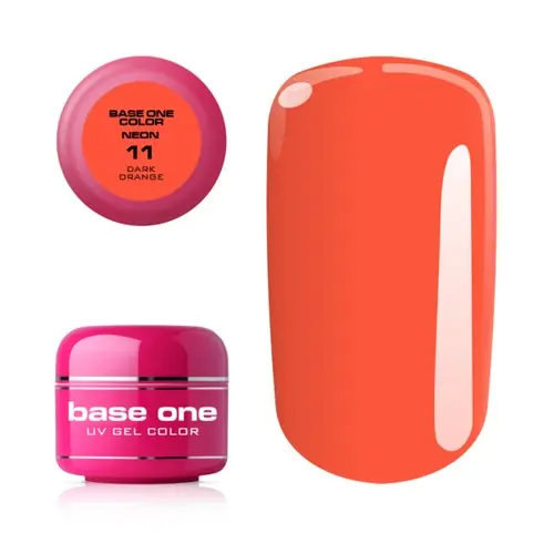 Gel UV Silcare Base One Neon - Dark Orange 11, 5g