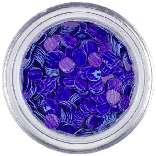 Paiete - albastru-violet cu dungi violet