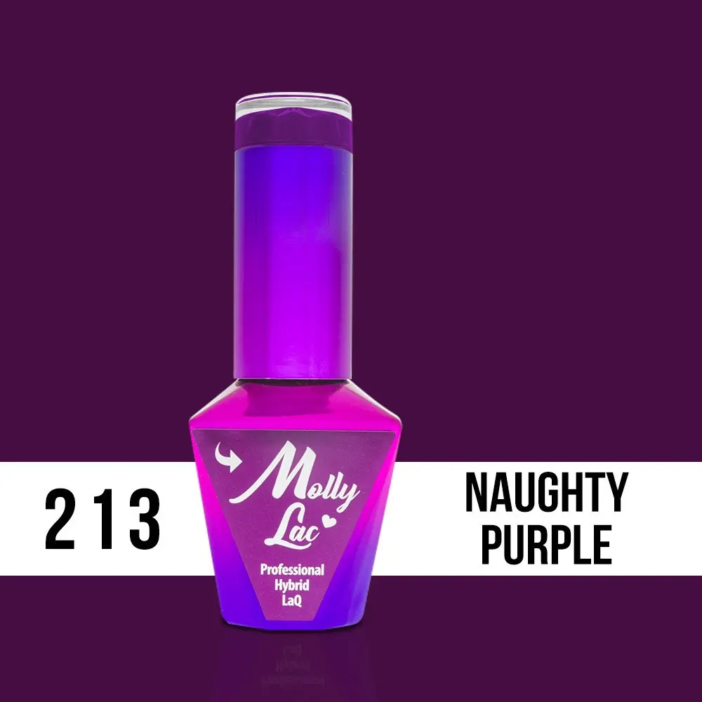 MOLLY LAC UV/LED Obsession - Naughty Purple 213, 10ml