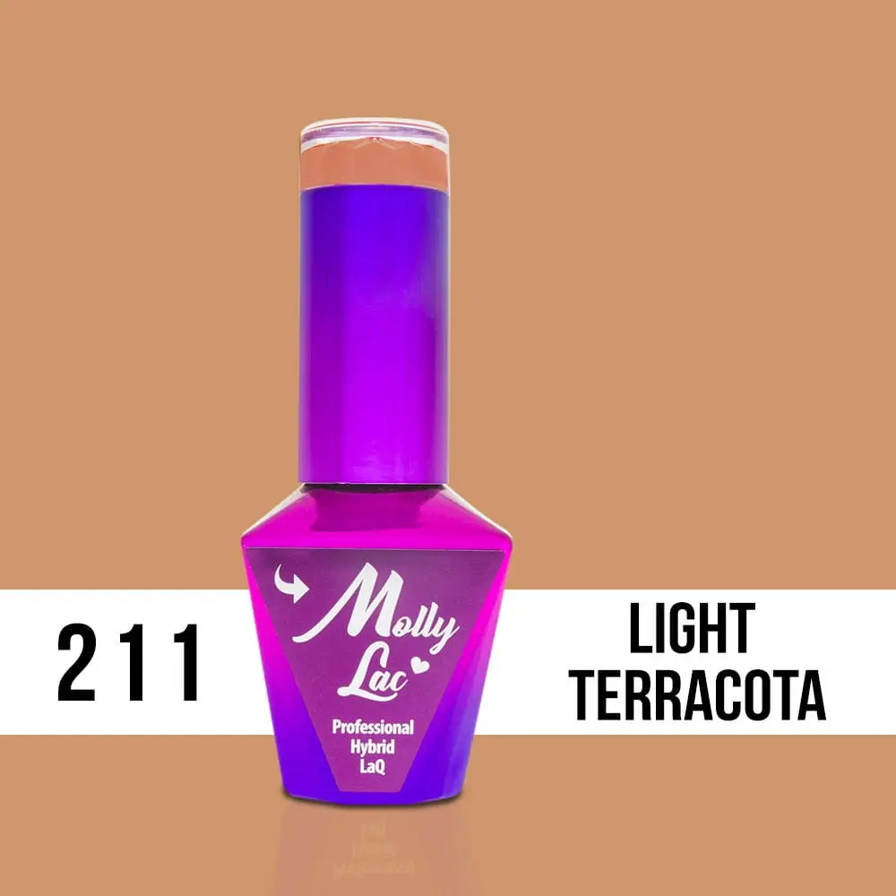 MOLLY LAC UV/LED Obsession - Light Terracota 211, 10ml