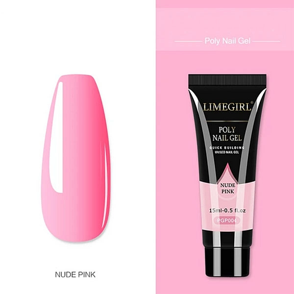 Colorat Gel Poly - Nude Pink, 15ml