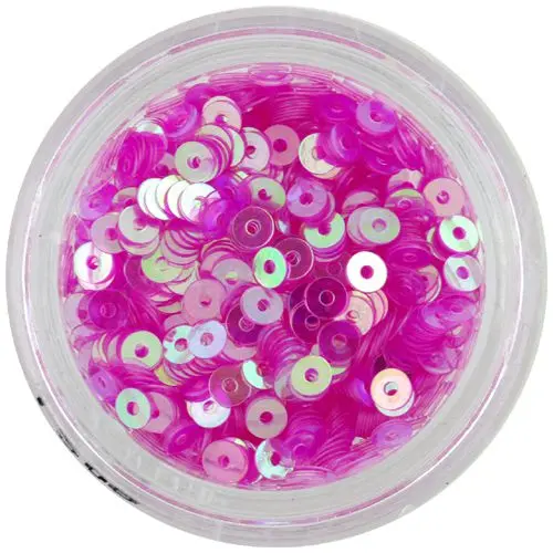 Paiete violet-roz, în formă de disc