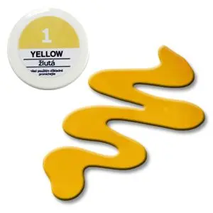 Gel colorat UV – 1 Yellow 5g