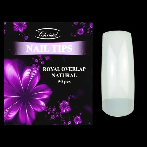 Royal Overlap culoare naturală, 50 buc - unghii false nr. 4