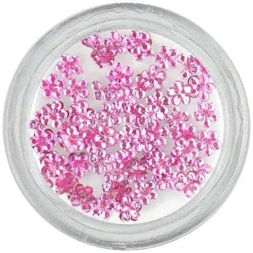 Strasuri unghii - flori, roz-deschis